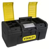 Ящик для инструмента " Basic Toolbox" пластмассовый, 486 x 266 x 236 мм (19"), Ручка увеличенной ширины с мягкой накладкой. 1-79-217